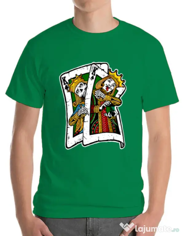 Tricou ADLER barbat CARD Verde mediu