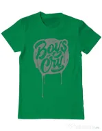 Tricou ADLER barbat Boys Dont Cry Verde mediu