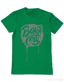 Tricou ADLER barbat Boys Dont Cry Verde mediu