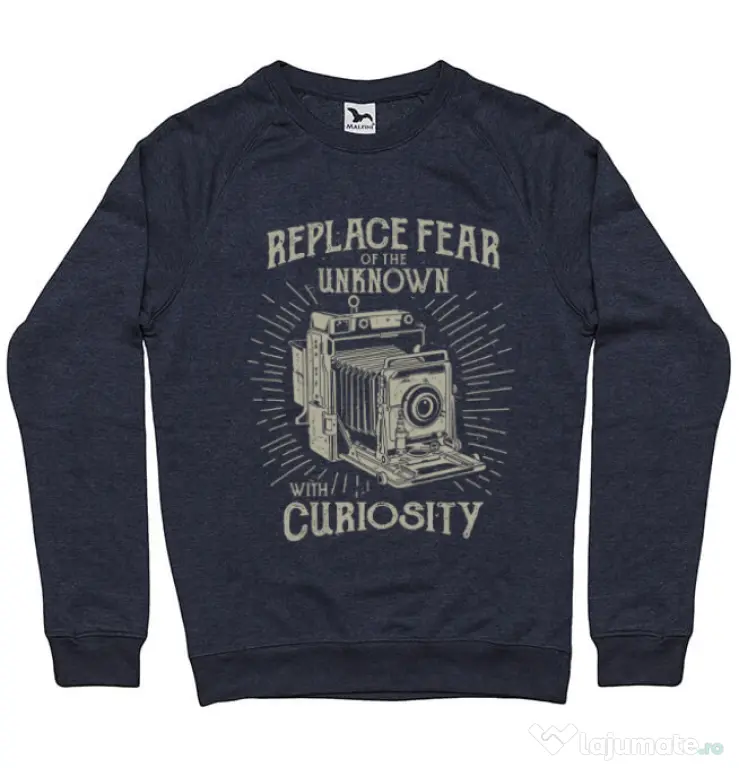 Bluza ADLER barbat Replace Fear Denim inchis