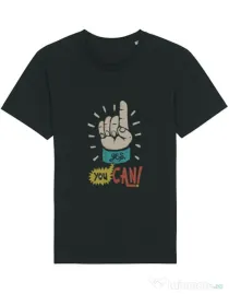 Tricou STANLEY STELLA barbat Yes You Can Negru