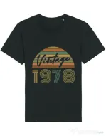 Tricou STANLEY STELLA barbat Vintage 1978 Negru
