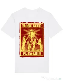 Tricou STANLEY STELLA barbat Thirsty zombies Alb