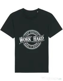 Tricou STANLEY STELLA barbat Work Hard Negru