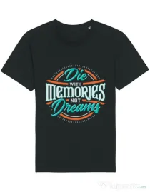 Tricou STANLEY STELLA barbat Die With Memories Not Dreams Negru