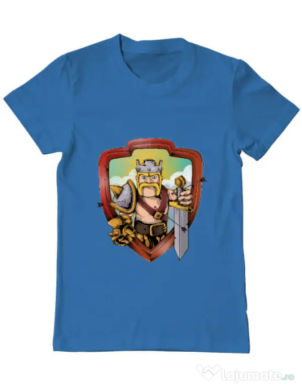Tricou ADLER barbat The Barbarian Albastru azuriu