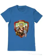 Tricou ADLER barbat The Barbarian Albastru azuriu