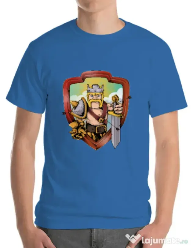 Tricou ADLER barbat The Barbarian Albastru azuriu