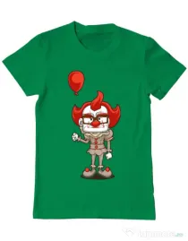Tricou ADLER barbat NICE CLOWN Verde mediu