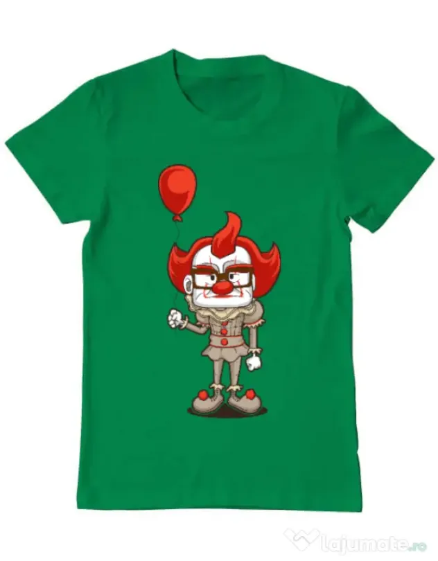 Tricou ADLER barbat NICE CLOWN Verde mediu