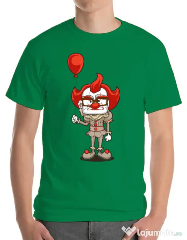 Tricou ADLER barbat NICE CLOWN Verde mediu