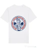 Tricou STANLEY STELLA barbat SUPPORT YOUR LOCAL HOOKERS Alb