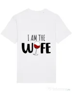 Tricou STANLEY STELLA barbat I am the wife Alb