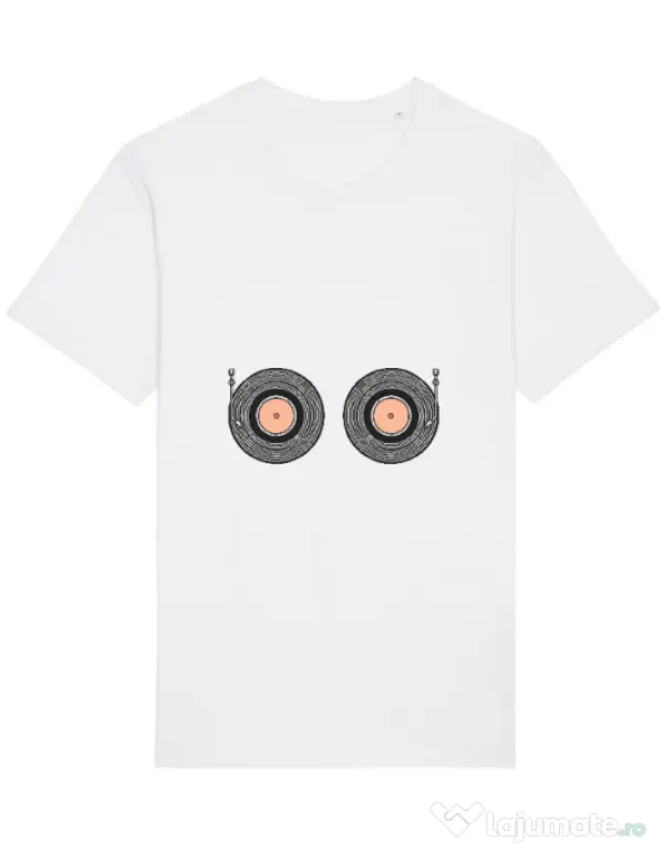 Tricou STANLEY STELLA barbat Boobs Rhythm Alb