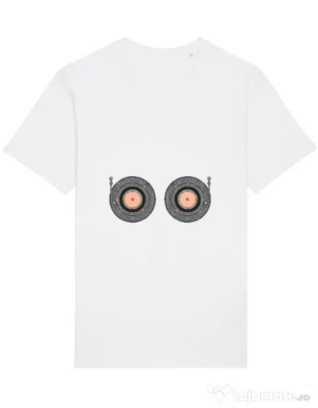 Tricou STANLEY STELLA barbat Boobs Rhythm Alb