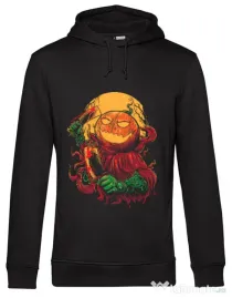 Hoodie barbat cu gluga Pumpkinhead Butcher Negru
