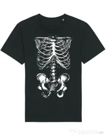 Tricou STANLEY STELLA barbat Ribcage Negru