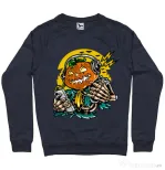 Bluza ADLER barbat Pumpkin Music Denim inchis