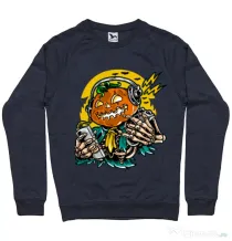 Bluza ADLER barbat Pumpkin Music Denim inchis