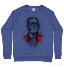 Bluza ADLER barbat Frankenscratch Albastru melanj