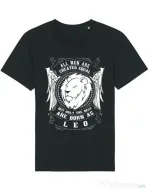 Tricou STANLEY STELLA barbat The best men are born as Leo Negru