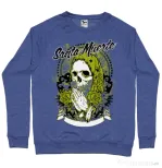 Bluza ADLER barbat Holy death Albastru melanj