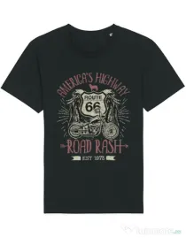Tricou STANLEY STELLA barbat Highway 66 Negru