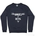Bluza ADLER barbat Angel or devil Denim inchis