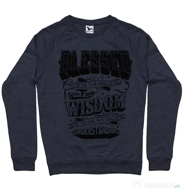 Bluza ADLER barbat Blessed Denim inchis