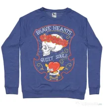 Bluza ADLER barbat Brave hearts Albastru melanj