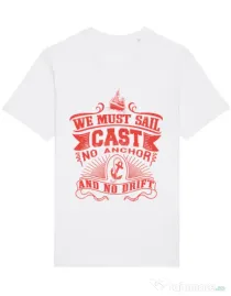 Tricou STANLEY STELLA barbat Cast no anchor Alb
