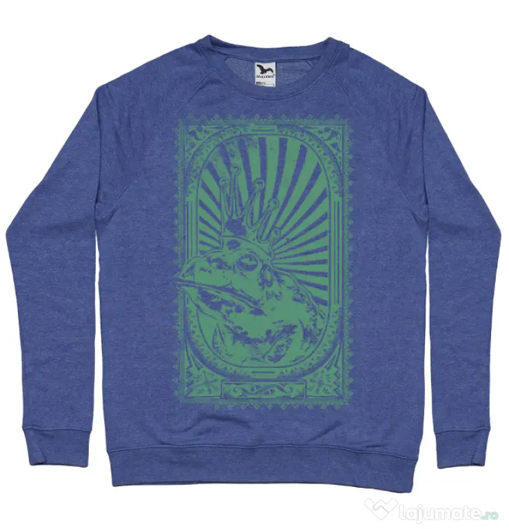 Bluza ADLER barbat Frog king Albastru melanj