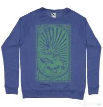 Bluza ADLER barbat Frog king Albastru melanj
