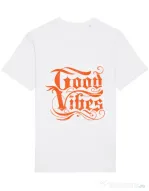 Tricou STANLEY STELLA barbat Good vibes Alb