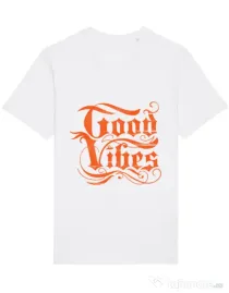 Tricou STANLEY STELLA barbat Good vibes Alb