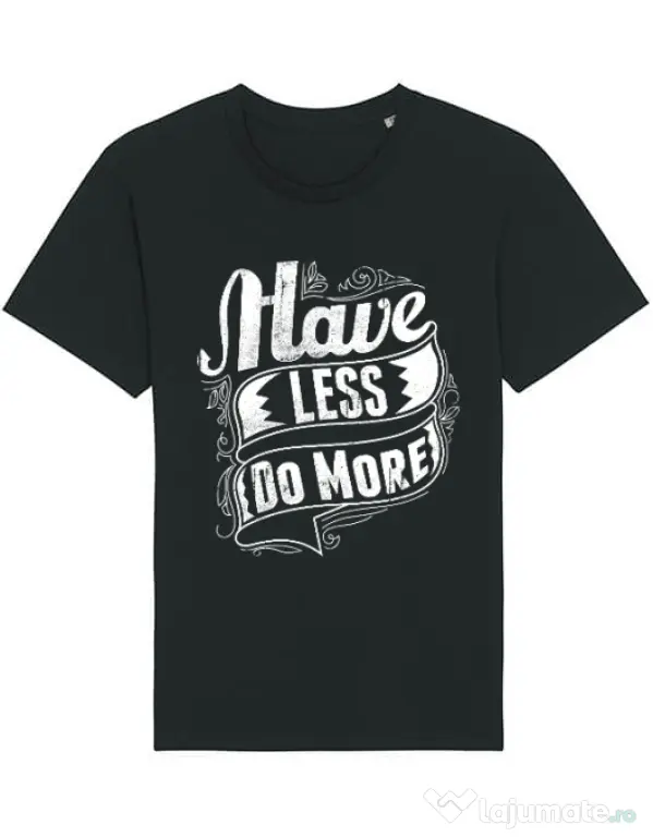 Tricou STANLEY STELLA barbat Have less do more Negru