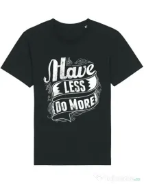 Tricou STANLEY STELLA barbat Have less do more Negru