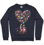 Bluza ADLER barbat Love trip Denim inchis