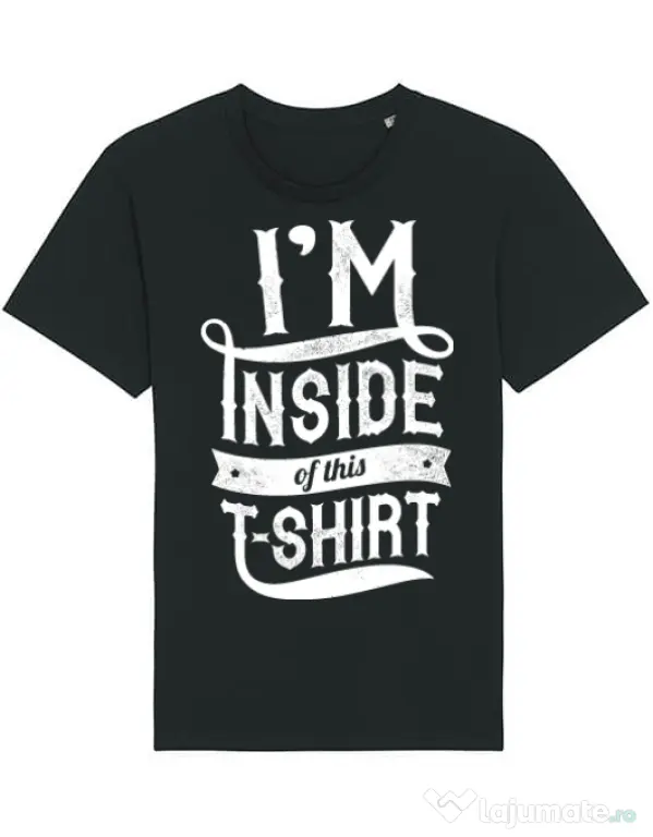 Tricou STANLEY STELLA barbat Inside my tshirt Negru