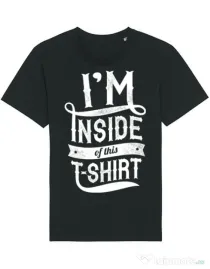 Tricou STANLEY STELLA barbat Inside my tshirt Negru
