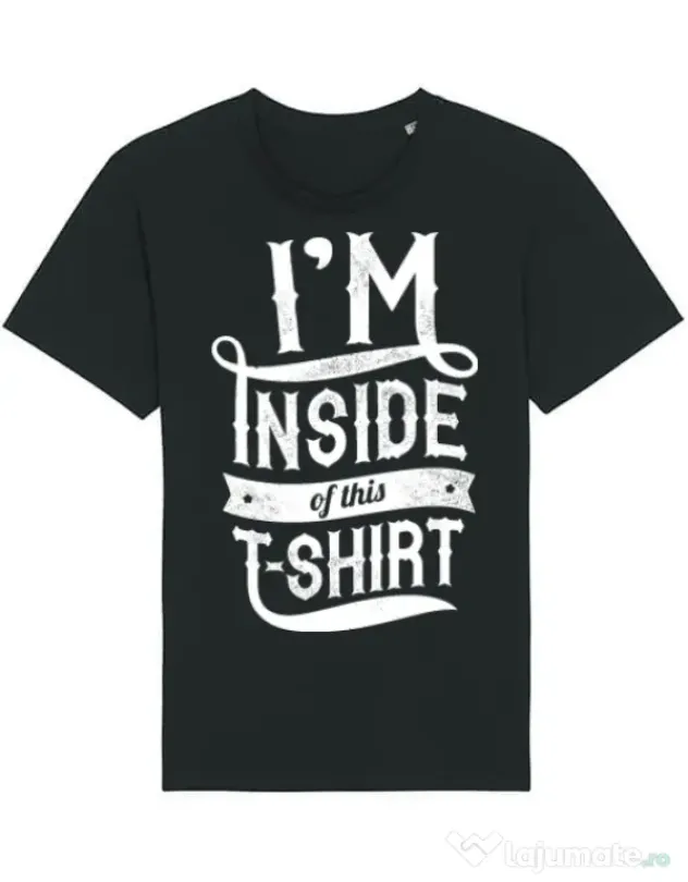 Tricou STANLEY STELLA barbat Inside my tshirt Negru