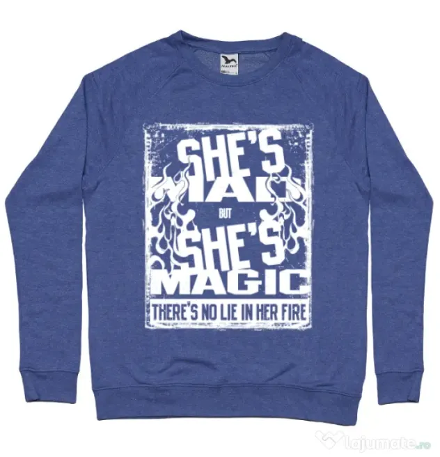 Bluza ADLER barbat Mad but magic Albastru melanj