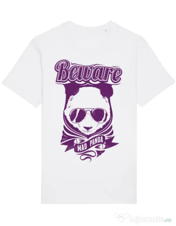 Tricou STANLEY STELLA barbat Mad Panda Alb