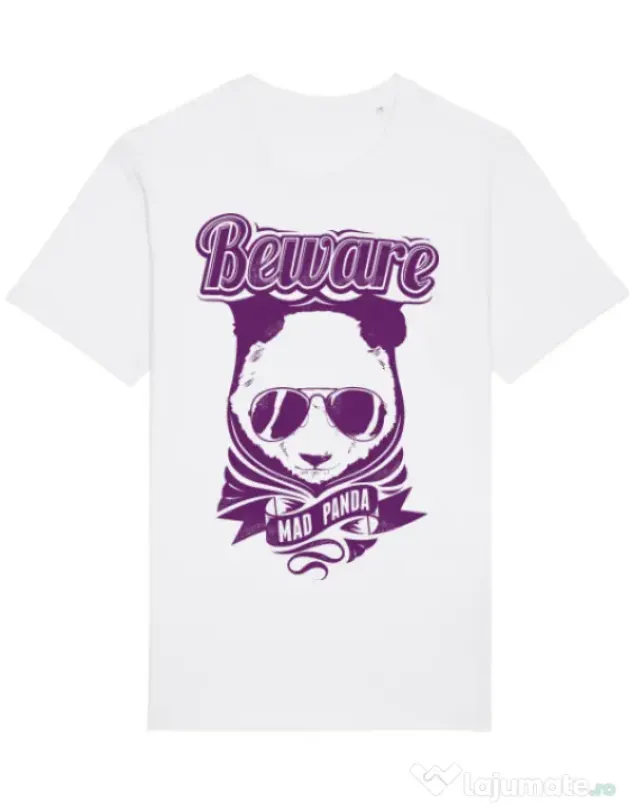 Tricou STANLEY STELLA barbat Mad Panda Alb