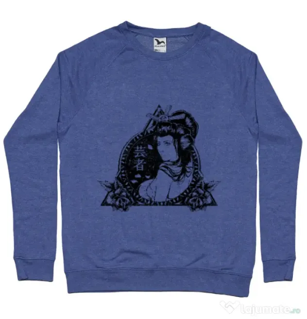 Bluza ADLER barbat Oriental vibes Albastru melanj