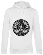 Hoodie barbat cu gluga Pirates of the north Alb