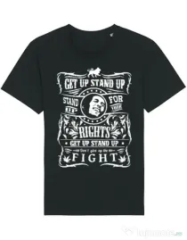 Tricou STANLEY STELLA barbat Stand up for your rights Negru