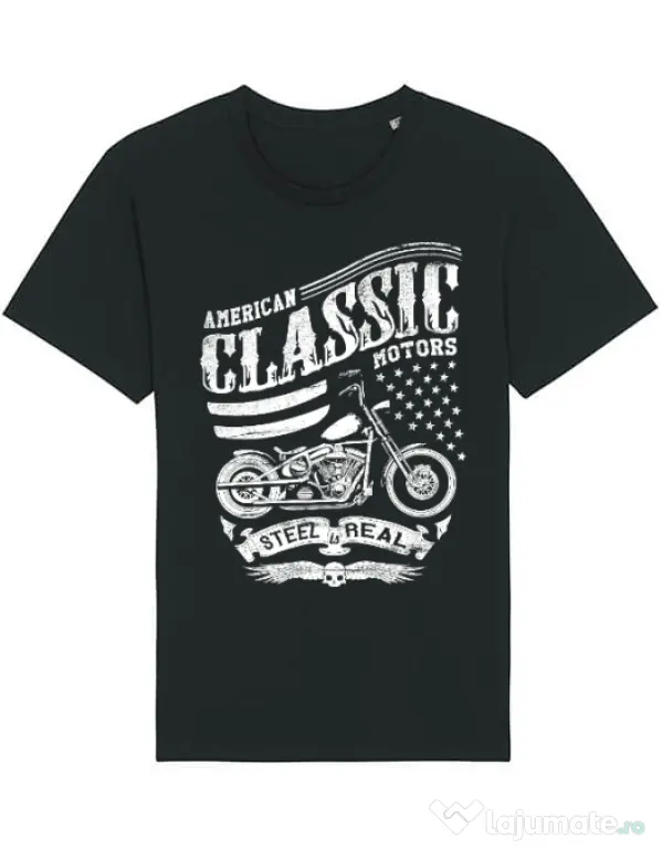 Tricou STANLEY STELLA barbat Steel is real Negru