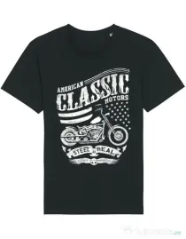 Tricou STANLEY STELLA barbat Steel is real Negru