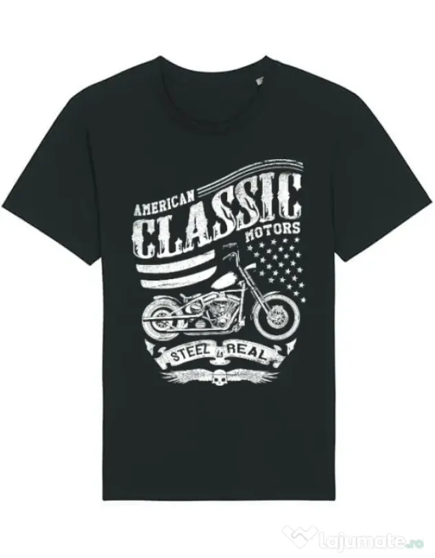 Tricou STANLEY STELLA barbat Steel is real Negru